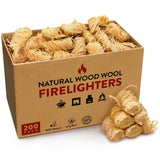 Firelighters for Wood & Log Burners Natural Wood Wool Fire Starters FREE DELIVERY