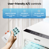 VOYTO Portable 9000 BTU EER A Air Conditioning Unit