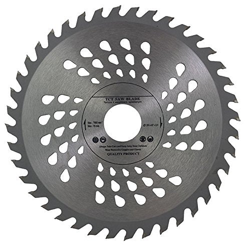 Top Quality Circular Saw Blade (Skill Saw) 200mm x 32mm with Bore (30mm 28mm 25mm 22mm 20mm Reduction Ring) for Wood Cutting discs Circular 200mm x 32mm x 40 Teeth - Voyto Ltd Online