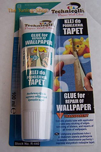 Clear Transparent Adhesive Glue For Repair Of Wallpaper Paper Vinyl 100ml - Voyto Ltd Online