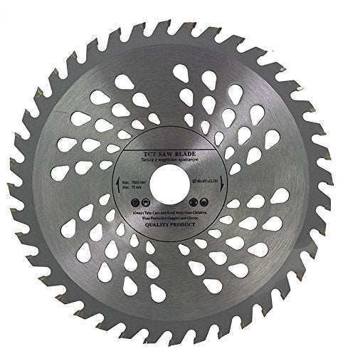 Top Quality Circular Saw Blade (Skill Saw) 180mm x 22.23 Bore (16mm & 20mm With Reduction Ring) for Wood Cutting discs Circular 180mm x 22.22mm x 40 Teeth - Voyto Ltd Online