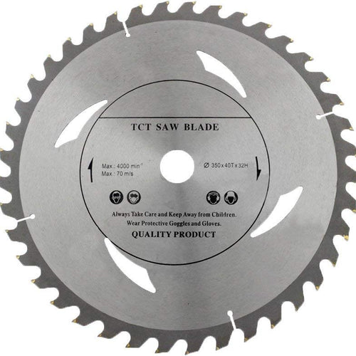 Top Quality Circular Saw Blade (Chop Saw) 350mm x 32mm x 40T for Wood Cutting discs Circular - Voyto Ltd Online