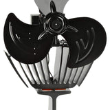 Inovative 3 Blade-Oscillating Heat Powered Stove Fan for Wood-Burning and Multi-Fuel/Pellet Stoves-Top Quality-Perfect Gift- - Voyto Ltd Online