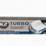 K2 TURBO TEMPO NANOTECH Car Wax SCRATCH REMOVER Polish Compound Old Paint Shine 120g -- Only this K2 TURBO comes with English instructions - Voyto Ltd Online