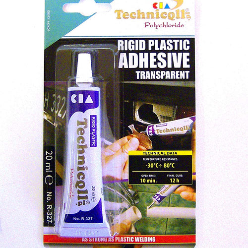 Clear adhesive glue for hard plastic ABS TR EVA PERSPEX acrylic glass - Voyto Ltd Online