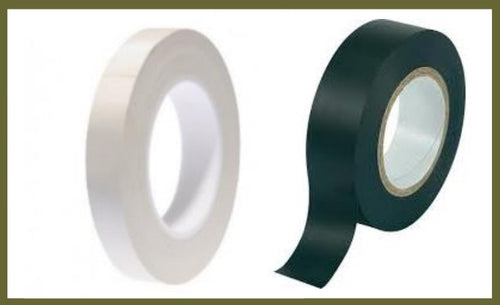 White and Black End of Rope Sealing Tape 19mm x 50m Reel White - Voyto Ltd Online