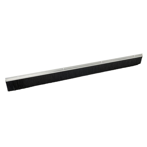 Fixman 447234 Garage Door Brush Strip 50mm Bristles Aluminium - 2 x 1067mm Aluminium - Voyto Ltd Online