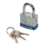 Silverline 224515 Laminated Padlock - 40mm - Voyto Ltd Online