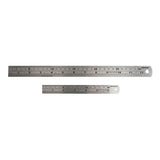Silverline 406797 Stainless Steel Rule Set 2pce - 150 & 300mm - Voyto Ltd Online