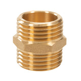 Plumbob 505768 Brass Hexagon Nipple - 1/2" (Male) x 1/2" (Male) - Voyto Ltd Online