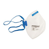 Silverline 568946 Fold Flat Valved Face Mask FFP2 NR - FFP2 NR Single - Voyto Ltd Online