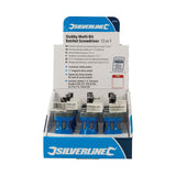 Silverline 302296 12-in-1 Stubby Ratchet Screwdriver Display Box - 12pce - Voyto Ltd Online