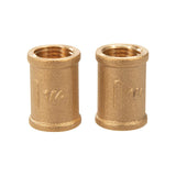 Plumbob 634317 Brass Socket - 1/4" (Female) x 1/4" (Female) 2pk - Voyto Ltd Online