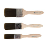 Silverline 605996 Premium Advanced Synthetic Paint Brush Set 3pce - 3pce - Voyto Ltd Online