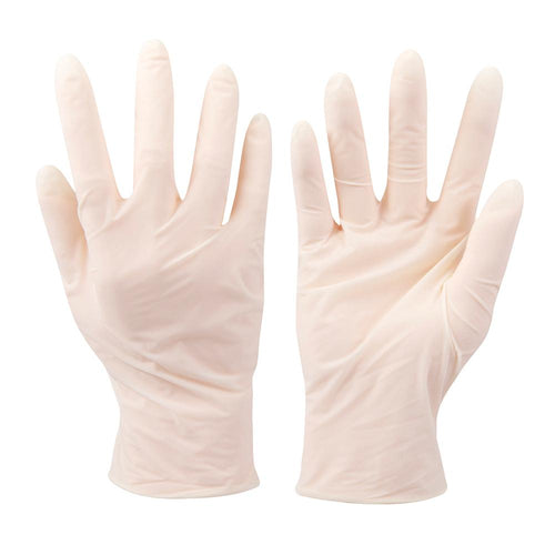 Silverline 980918 Disposable Latex Gloves 100pk - L 10 - Voyto Ltd Online