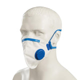 Silverline 568946 Fold Flat Valved Face Mask FFP2 NR - FFP2 NR Single - Voyto Ltd Online