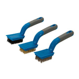 Silverline 596171 Medium Wire Brush Set 3pce - 5 Row - Voyto Ltd Online