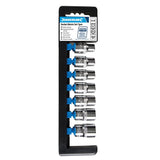 Silverline 598447 Socket Set 1/2" Drive 6pt Metric 7pce - 10 - 19mm - Voyto Ltd Online