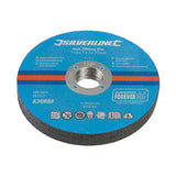 Silverline 972926 Inox Slitting Discs 10pk - 115 x 1 x 22.23mm - Voyto Ltd Online