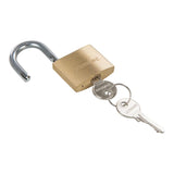 Silverline 984411 Brass Padlock Keyed to Differ 3pk - 40mm - Voyto Ltd Online
