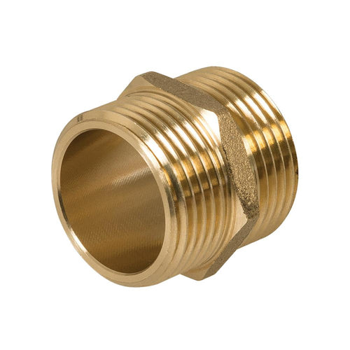 Plumbob 329816 Brass Hexagon Nipple - 3/4" (Male) x 3/4" (Male) - Voyto Ltd Online