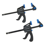 Silverline 250108 Mini Clamps 2pk - 100mm - Voyto Ltd Online