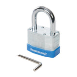 Silverline 585571 Laminated Steel Combination Padlock - 50mm - Voyto Ltd Online