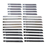 Silverline 234292 Jigsaw Blade Set Universal Fitting 30pce - 30pce Wood/Metal - Voyto Ltd Online