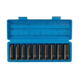 Silverline 586290 Deep Impact Socket Set 1/2" Drive 6pt Metric 10pce - 10 - 22mm - Voyto Ltd Online