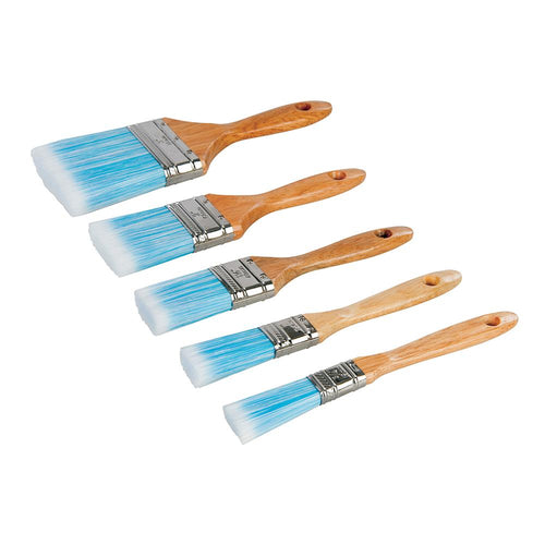 Silverline 282408 Synthetic Brush Set 5pce - 19, 25, 40, 50 & 75mm - Voyto Ltd Online