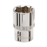 Silverline 637442 Socket 1/2" Drive 6pt Metric - 19mm - Voyto Ltd Online