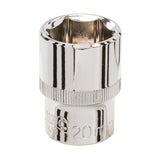 Silverline 257692 Socket 1/2" Drive 6pt Metric - 20mm - Voyto Ltd Online
