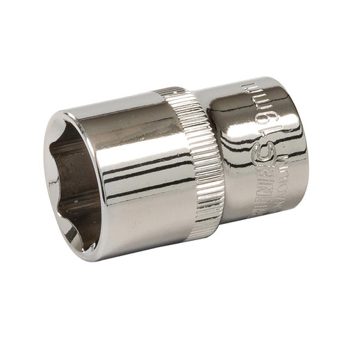 Silverline 637442 Socket 1/2" Drive 6pt Metric - 19mm - Voyto Ltd Online