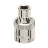 Silverline 818672 Socket 3/8" Drive 6pt Metric - 6mm - Voyto Ltd Online