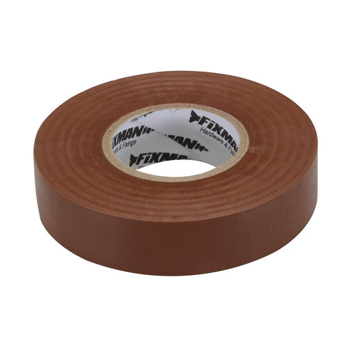 Fixman 187738 Insulation Tape - 19mm x 33m Brown - Voyto Ltd Online