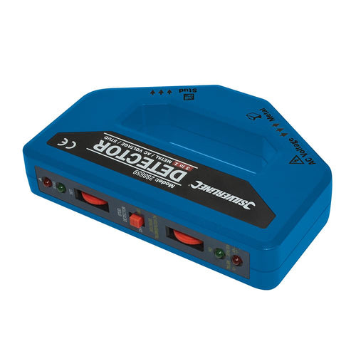 Silverline 288659 3-in-1 Detector - 1 x 9V (PP3) - Voyto Ltd Online