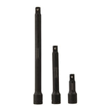 Silverline 913899 Impact Extension Bar Set 1/2" 3pce - 75, 150 & 250mm - Voyto Ltd Online