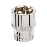 Silverline 677277 Socket 1/2" Drive 6pt Metric - 22mm - Voyto Ltd Online