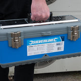 Silverline 386076 Toolbox - 470 x 220 x 210mm - Voyto Ltd Online