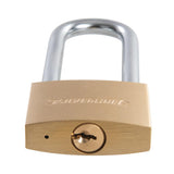 Silverline MSS01 Brass Padlock - 20mm - Voyto Ltd Online