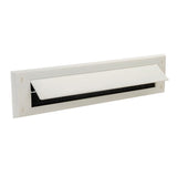 Fixman 916133 Letterbox Draught Seal with Flap - 338 x 78mm White - Voyto Ltd Online
