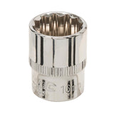 Silverline 911453 Socket 3/8" Drive 12pt Metric - 16mm - Voyto Ltd Online