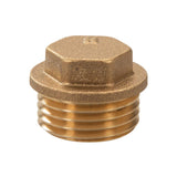 Plumbob 774603 Brass Flanged Plug - 1/2 (male) - Voyto Ltd Online