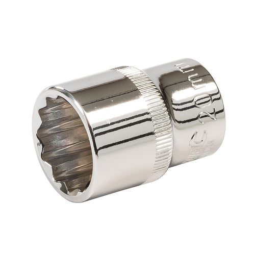 Silverline 889041 Socket 1/2" Drive 12pt Metric - 20mm - Voyto Ltd Online