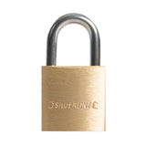 Silverline MSS01 Brass Padlock - 20mm - Voyto Ltd Online