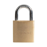 Silverline MSS02 Brass Padlock - 30mm - Voyto Ltd Online