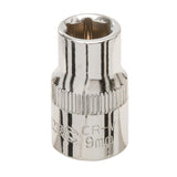 Silverline 138714 Socket 3/8" Drive 6pt Metric - 9mm - Voyto Ltd Online