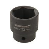 Silverline 826021 Impact Socket 1/2" Drive 6pt Metric - 32mm - Voyto Ltd Online