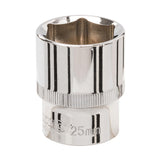 Silverline 178045 Socket 1/2" Drive 6pt Metric - 25mm - Voyto Ltd Online