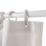 Plumbob 611019 White Polyester Shower Curtain - 1800 x 1800mm - Voyto Ltd Online